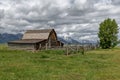 Historic Moulton Barn in Grand Teton National Park Royalty Free Stock Photo