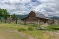 Historic Moulton Barn in Grand Teton National Park Royalty Free Stock Photo