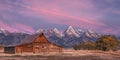 Historic Moulton Barn Royalty Free Stock Photo