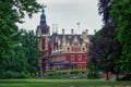 Historic muskau castle of pueckler in saxony germany Royalty Free Stock Photo