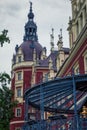 Historic muskau castle of pueckler in saxony germany Royalty Free Stock Photo