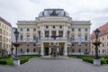 Historic National Theatre building in the Hviezdoslav Square in Bratislava, Slovakia Royalty Free Stock Photo