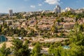 Historic neighborhood Yemin Moshe in Jerusalem, Israel Royalty Free Stock Photo