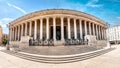 Historic neoclassical courthouse Cour de Appel built in 1840s with 24 columns in greek style is one of the most known landmarks of