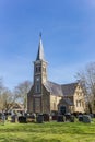 Historic Nicolaaskerk church and graveyard of Hemelem