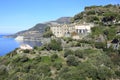 Historic Nonza on Corsica Island, France Royalty Free Stock Photo