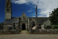 Historic Norman Church Notre-Dame de la Clarte et Saint-Budoc In Beuzec-Cap-Sizun Bretagne France