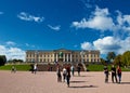 Historic norwegian royal palace, Oslo Royalty Free Stock Photo