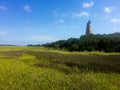 Old Baldy Lighthouse on Bald Head Island, North Carolina Royalty Free Stock Photo