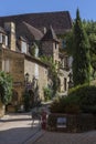 Historic old Buildings - Sarlat - France Royalty Free Stock Photo