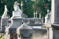 The historic old cemetery in Ostend, Belgium. Royalty Free Stock Photo