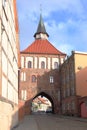 KÃÂ¼tertor in the historic old city of Stralsund, Germany Royalty Free Stock Photo