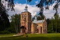 Historic Old Orthodox church in the countryside, Podlasie, Krolowy Most