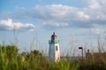 Historic Old Point Comfort Lighthouse in Hampton VA Royalty Free Stock Photo