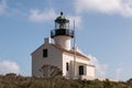 Historic Old Point Loma Lighthouse at Cabrillo National Monument Royalty Free Stock Photo