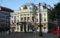 Historic old Slovak National Theatre building, built in 1885-1886, Bratislava, Slovakia Royalty Free Stock Photo