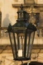 Historic old streetlight in Prague Royalty Free Stock Photo