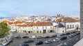 Historic old town and cathedral in Evora, Alentejo, Portugal Royalty Free Stock Photo