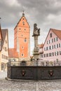 Historic old town of Dikelsbuehl Royalty Free Stock Photo