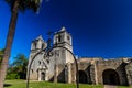 The Historic Old West Spanish Mission Concepcion, Established 1716, San Antonio, Texas. Royalty Free Stock Photo