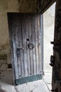 Historic old door at castle