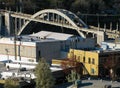 Historic Oregon City Bridge American urban landscape