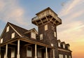 Historic Oregon Inlet Life Saving Station Royalty Free Stock Photo