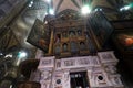 Historic organ in a medieval church musical instrument