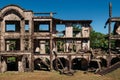 Historic Pacific war Army barracks ruins Corregidor Island, Mani