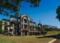 Historic Pacific war Army barracks ruins Corregidor Island, Mani