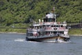 Historic paddle steamer Goethe Royalty Free Stock Photo