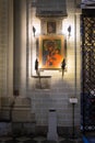 Historic painting in Cathedral Primada Santa Maria de Toledo Royalty Free Stock Photo