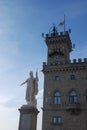 The historic Palazzo Pubblico in the City of San Marino