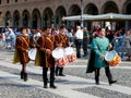 Historic parade in Vigevano Royalty Free Stock Photo