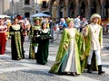 Historic parade in Vigevano Royalty Free Stock Photo