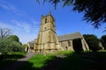 Historic parish church in English town Royalty Free Stock Photo
