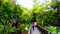 A historic park in the middle of the city