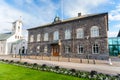 Exterior of the Icelandic Parliament House Royalty Free Stock Photo