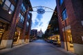 San Antonio Pearl District at night