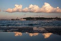 Historic Peninsula at The Istanbul with Perfect Clouds