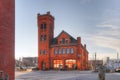 Historic Perry Street firehall in Woodstock, Ontario, Canada