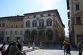The historic Piazza San Michele located in the historic center of the city