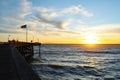 Historic Pier, Ventura, California Royalty Free Stock Photo