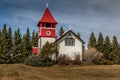 Historic Pine Creek church Pine Creek Alberta Canada