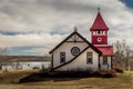 Historic Pine Creek church Pine Creek Alberta Canada