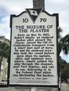 Historic Plaque in Charleston, South Carolina