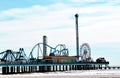 Historic Pleasure Pier stretches out into the Gulf of Mexico