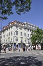 Lisbon, 18th july: Historic Building from Praca do Rossio in Lisbon