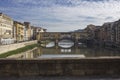 Historic Ponte Vecchio bridge in Florence
