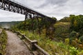 Historic Portage Bridge - Portage River - Letchworth State Park - Livingston & Wyoming County, New York